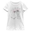 Disney Snow White and The Seven Dwarfs Heigh-Ho Line Art Girls Standard T-Shirt, X-Large view 1