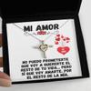 Cruz de Amor no puedo prometerte - Cadena para Mujer, Novia, esposa - Cross Dancing Necklace view 1