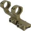 Monstrum Slim Profile Series Cantilever Offset Dual Ring Picatinny Scope Mount with Quick Release | 1 inch Diameter |Flat Dark Earth view 1