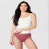 b.tempt'd by Wacoal Women's Nearly Nothing Hi Waist Thong Panty, Maroon, X-Large view 2