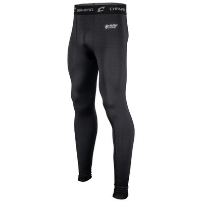 Champro Boys' Cold Weather Compression Pants, Black, Medium