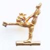 Snowflake Designs Mini Balance Beam Gymnast Gymnastics Pin - #1722 view 1