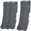 Evike Airsoft - BAMF GEN2 Polymer 450rd Hi-Cap Flash Mag for M4-Style Series Airsoft AEGs (Model: Gray / 3 Pack) view 1