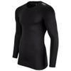 Cold Weather Compression Long Sleeve Crew Neck Shirt, Black, Medium view 1