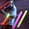 chengzui LED Luminous Night Running Armband Lighting Slap Bracelet USB Rechargeable Glow in The Dark Safety Sports Wristband led Bracelets Bulk, Green view 3