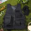 SATINIOR Kids Tactical Vest Army Combat Vest Outdoor with Half Finger Fingerless Short Gloves Breathable(Basic Style) view 4