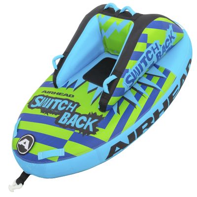 Airhead Switch Back 2, 1-2 Rider Towable Tube for Boating