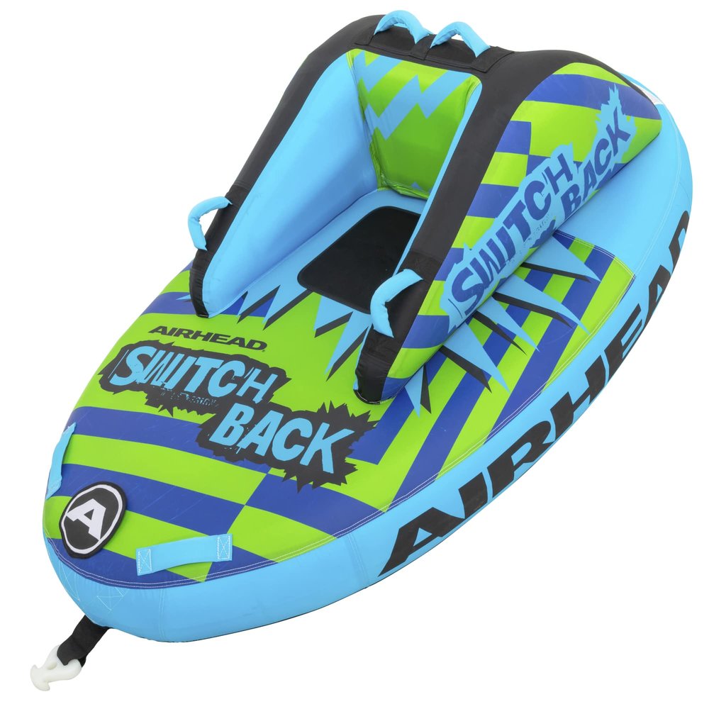 Airhead Switch Back 2, 1-2 Rider Towable Tube for Boating