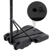 Portable Basketball Hoop for Kids Fun Yard Sports Height-Adjustable 5.4ft-7ft Goal 28" Mini Backboard System w/Wheels view 4