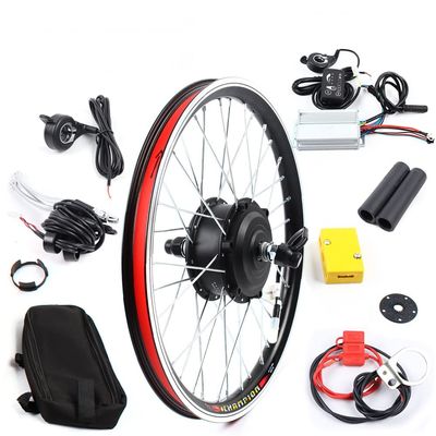 LOYALHEARTDY 20" Front Wheel Electric Bike Conversion Kit, 36V 250W E-Bike Powerful Hub Motor Kit with SW-810LED Display Waterproof Wire Front Wheel Assembly