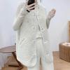 tuduoms Winter Coats Womens Girls Warm Sherpa Vest Pockets Button Down Fuzzy Faux Shearling Teddy Jacket Gilet Waistcoat view 3