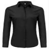 Ruisin Plus-Size Blouses & Button-Down Shirts for Women Work Shirt 3/4 roll up Long Sleeve Plus Size no Iron Fitted Wrinkle Free Blouses Tops Black Size 3XL view 1