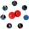 Nvzi Wobble Cushion, Balance Disc, Wiggle Seat, Balance Pads for Physical Therapy, Stability Disc, Wobble Board for Dogs, Office, with Spiky Massage Ball(Red) view 3