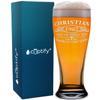 Personalized Beer Glass 61st Birthday Gift for Men Vintage Aged To Perfection Cheers To 61 Years Old 1962 Etched Custom Gift 16 oz Pilsner Drinking Glasses For Men and Women view 1