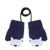 Baby Toddler Winter Warm Mittens Thicken Knitted Gloves Thermal Plush Lining Full Finger Gloves for 1-3 Yrs view 1