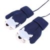 Baby Toddler Winter Warm Mittens Thicken Knitted Gloves Thermal Plush Lining Full Finger Gloves for 1-3 Yrs view 4