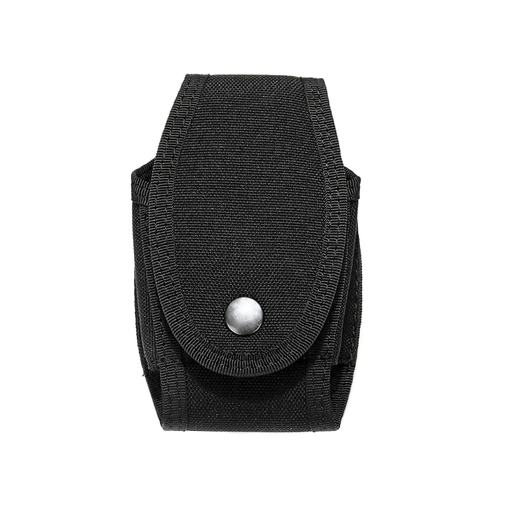 ihreesy Nylon Pouch Holster,Multifunctional Tactical Bag Waist Pouch Holster Universal Sports Pouch Holster Up to 6cm Width for Sport Outdoor Hiking Travel