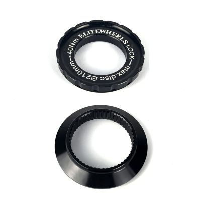 ELITEWHEELS 1 Piece MTB Bicycle Center Lock Adapter to 6 Bolt Disc Brake Boost for Mountain Bike Hub