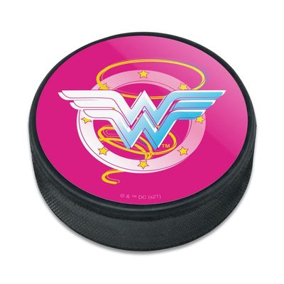GRAPHICS & MORE Wonder Woman 80th Pastel Logo Ice Hockey Puck