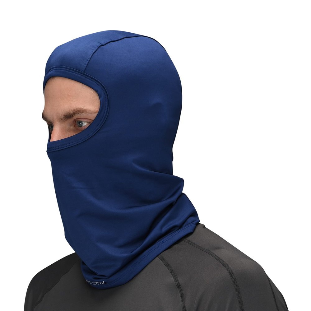 Arctix Adult Balaclava Hood, Waxed Navy, Medium