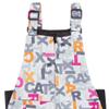 Arctix Infant/Toddler Chest High Snow Bib Overalls, Letter Toss Pink, 4T view 4