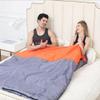 DDER Outdoor Camping Widening Thickening Hollow Cotton Warm and Moisture-Proof Indoor Cotton Lovers Sleeping Bag (Orange) view 4