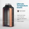 Coolflask 64 oz Insulated Water Bottle with Straw&3 Lids, Half Gallon Insulated Water Jug Galaxy Large Metal Stainless Steel Flask for Gym, Sports and Office, Keep Cold 48H Hot 24H, Starry Night view 4
