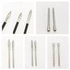 ZOEKO Stainless-Steel Arrow Inserts Suitable for ID .204" .244" Carbon Arrows, Suitable for 5/16" Field Points, Cuttable from 35-200 Grain (A Dozen) view 4