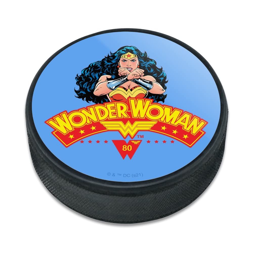 GRAPHICS & MORE Wonder Woman 80th Pose Ice Hockey Puck