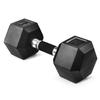 Yes4All Hex Dumbbell Rubber Grip - Premium heavy weight Dumbbell - 30lbs view 1