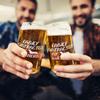 Cuptify Easily Distracted by Wieners Etched 16 oz Engraved Beer Can Glass Birthday Gift for Women, Men and Pet Dog Lovers view 4