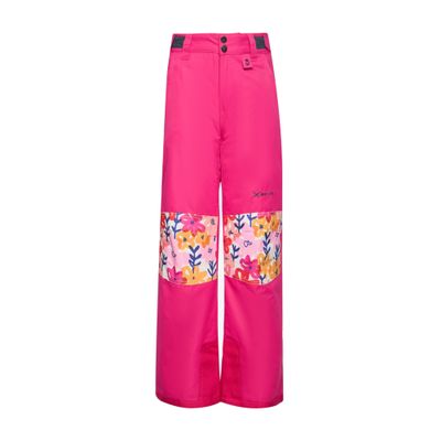 Arctix Kids Snow Pants with Reinforced Knees and Seat, Loose Floral, X-Large