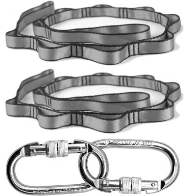 PRIOR FITNESS Aerial Yoga Hammock Rigging Daisy Chain & Carabiner w/CE Cert