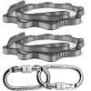 PRIOR FITNESS Aerial Yoga Hammock Rigging Daisy Chain & Carabiner w/CE Cert view 1