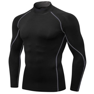 SPVISE Compression Shirts for Men Long Sleeve Athletic Compression Tops Cool Dry Workout T-Shirt Sports Base Layer Undershirt