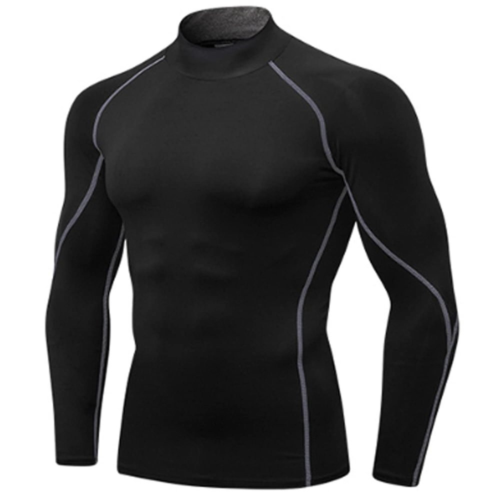 SPVISE Compression Shirts for Men Long Sleeve Athletic Compression Tops Cool Dry Workout T-Shirt Sports Base Layer Undershirt
