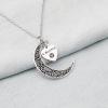 BEKECH AA Sobriety Anniversary Necklace 6 Month 1 Year 2 Year 3 Year Alcohol Addiction Recovery Gift for Stay Sober Warrior Sponser Men Women (silver 6 month) view 3