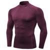 SPVISE Men's Compression Shirt Long Sleeve Workout Gym T-Shirt Running Tops Cool Dry Sports Base Layer Athletic Undershirts view 1
