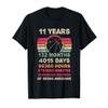 11 Year Old Basketball Birthday 11th Birthday Boy Girl T-Shirt view 1