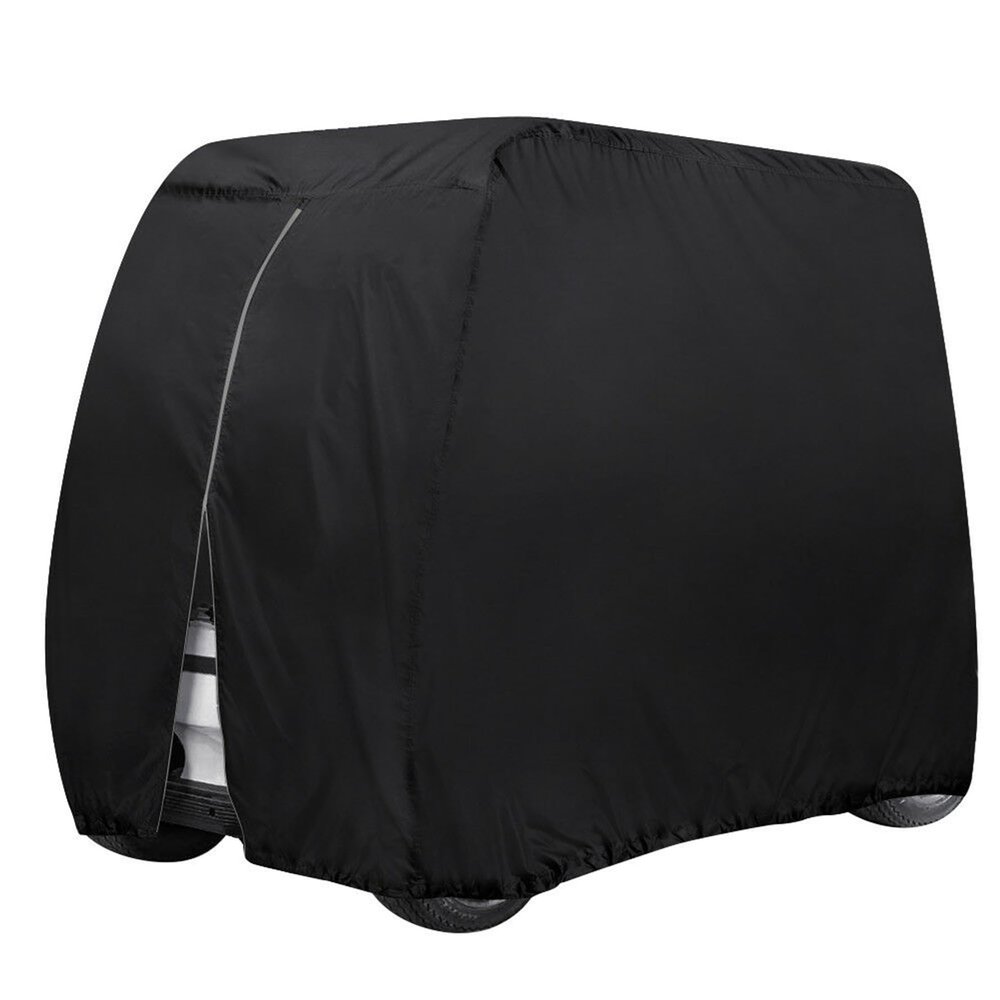 munirater Golf Cart Storage Cover 4 Passenger Replacement for Club Car Black