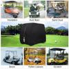 munirater Golf Cart Storage Cover 4 Passenger Replacement for Club Car Black view 4