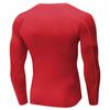 SPVISE Compression Shirt Men Long Sleeve Workout Gym Baselayer Top Red view 3
