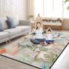 LYWY Large Fitness Mat, Enlarged and Widened The Double Yoga Mat is Suitable for Children and Family Interaction Activities (Thickness 10Mm),F,190X135CM view 2