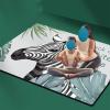 LYWY Large Fitness Mat, Enlarged and Widened The Double Yoga Mat is Suitable for Children and Family Interaction Activities (Thickness 10Mm),F,190X135CM view 3