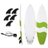 Ocean Waves Beach Boards Fiberglass Surfboard Durable and Flexible Board for Beginner and Intermediate Surfers Surf Board Kids & Adults view 1