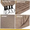 ONETIGRIS Tent Tarp Footprint 94"x94", Large Size, Waterproof Lightweight Multifunctional Camping Tarp Beach Blanket for Camping Hiking Backpacking view 4