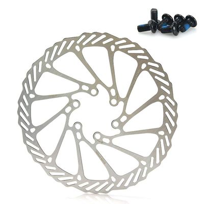 LvTu 160mm/ 180mm Disc Brake Bike Rotor Light Stainless Steel 6 Holes Center Distance is 44mm (Size : 160mm)