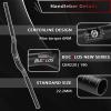 BUCKLOS Carbon Mountain Bike MTB Handlebars 25.4/31.8 mm - Bicycle 660-760mm Flat/Riser Handlebar Lightweight Handle Bars Suitable for Ebike/Fat Bike/DH/XC view 2