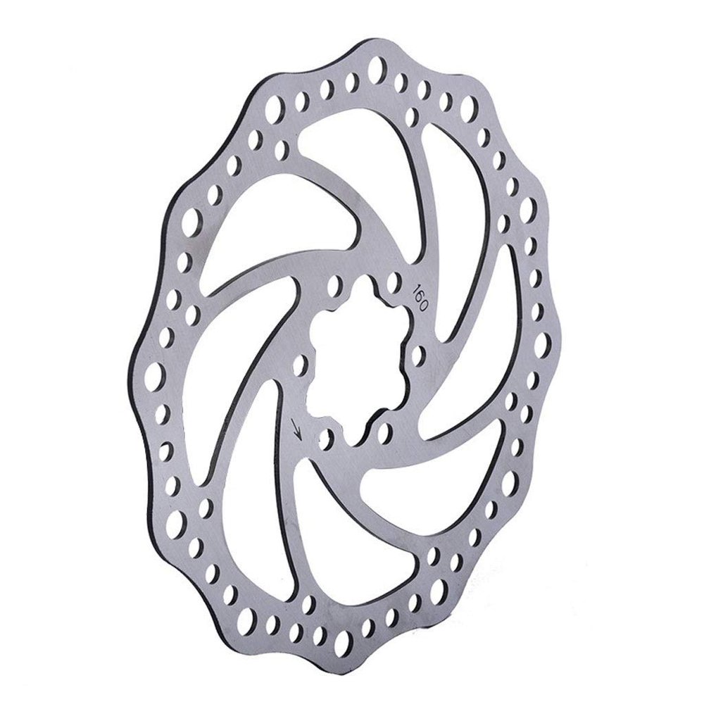 LvTu Rotor Bike Disc Brake 160mm Stainless Steel About 101g - Silver