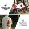 1set Outdoor Hammock Lightweight Rollover Leisure Camping Hammock for Backpacking Picnics and Relaxation Backyard Balcony Single view 3